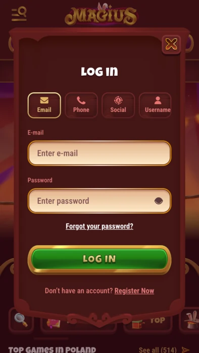 Magius Casino Logowanie